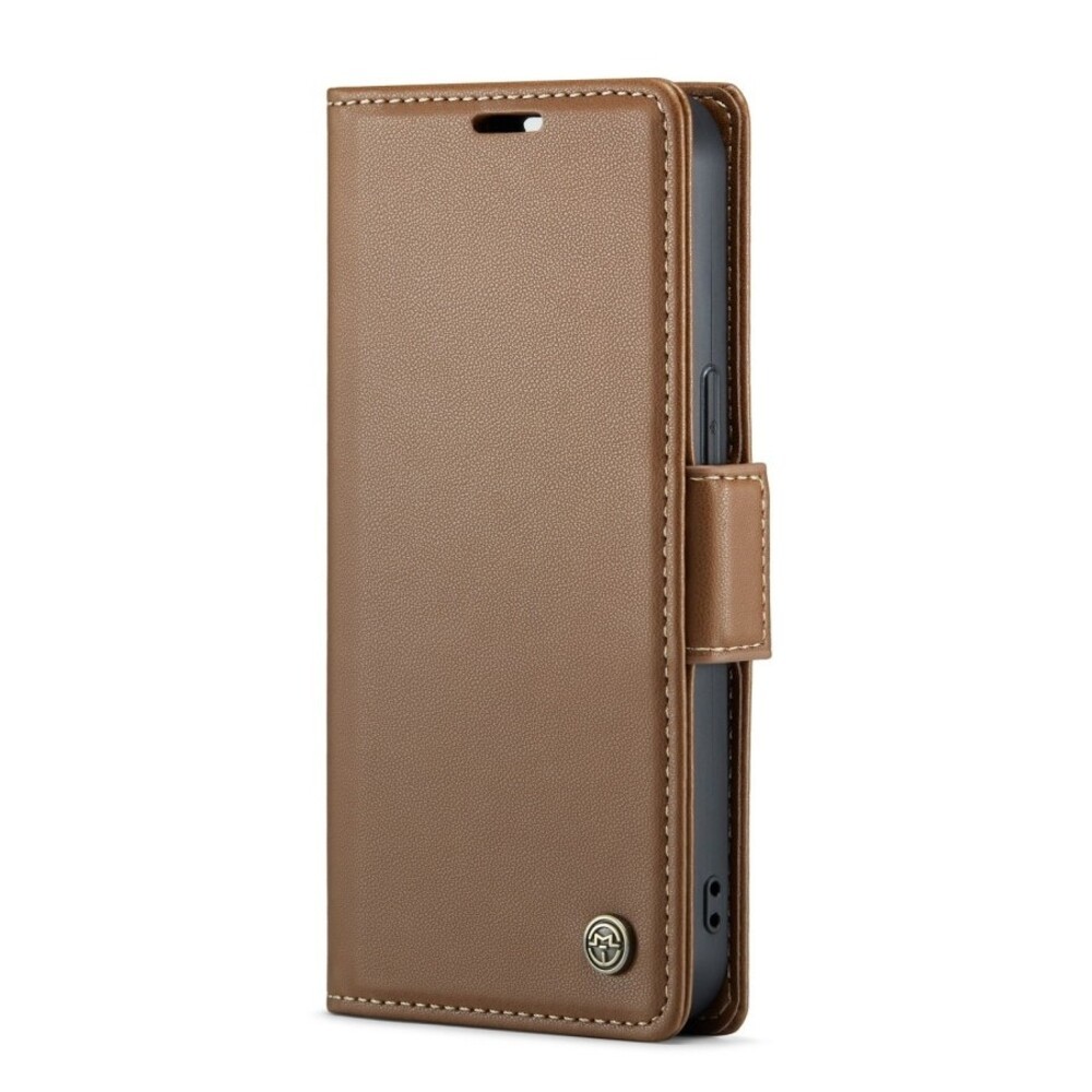 CaseMe iPhone 13 Butterfly Buckle Θήκη Βιβλίο - Brown