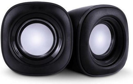 POWERTECH Multimedia Ηχεία PT-421, 2.0 channel, 3W x2, USB, Aux in, Black - Red (5202903201712)