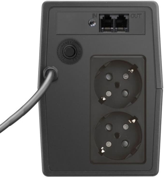 Powertech UPS Line-Interactive 850VA 510W με 2 Schuko Πρίζες