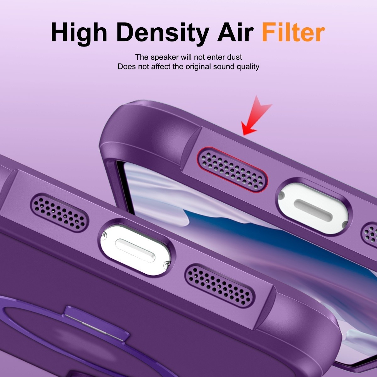 iPhone 15 Θήκη Σιλικόνης Μωβ MagSafe Magnetic Holder Phone Case Purple