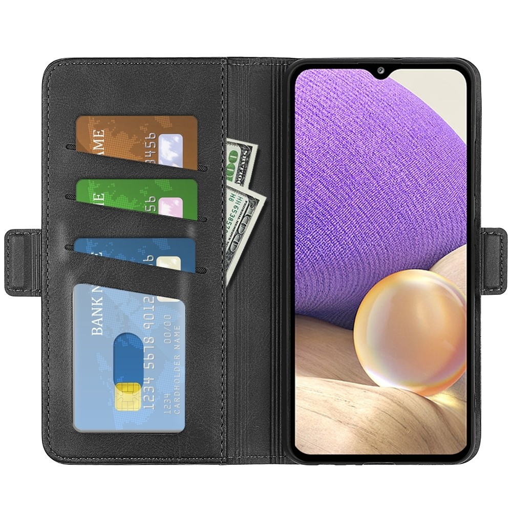 Samsung Galaxy A53 5G Θήκη Βιβλίο Μαύρο Dual-side Magnetic Buckle Phone Case Black