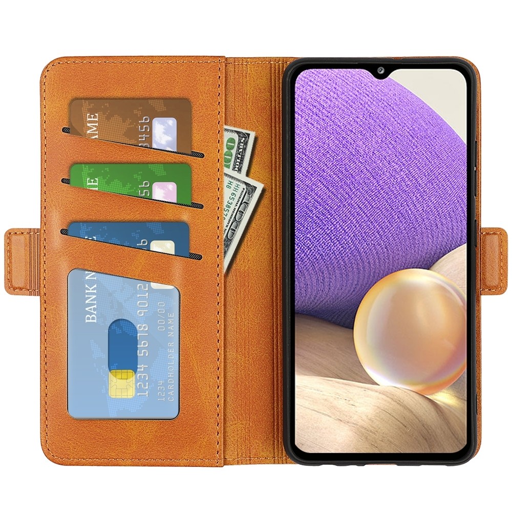 Samsung Galaxy A53 5G Θήκη Βιβλίο Κίτρινη Dual-side Magnetic Buckle Phone Case Yellow