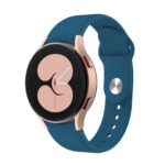 Λουράκι Samsung Galaxy Watch 4 40&44mm / Watch 4 Classic 42&46mm Πετρόλ Silicone Reverse Buckle Watch Band Rock Cyan