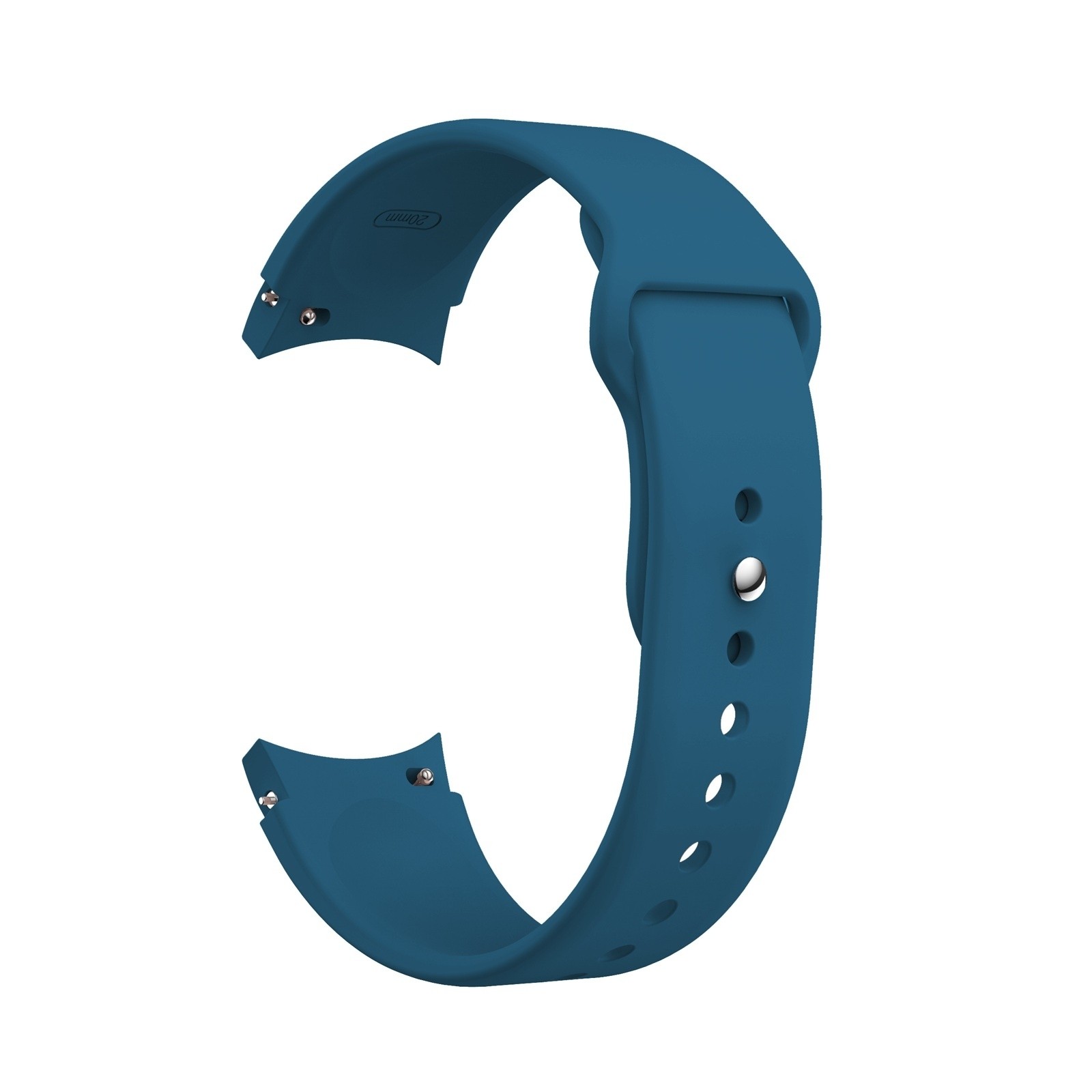 Λουράκι Samsung Galaxy Watch 4 40&44mm / Watch 4 Classic 42&46mm Πετρόλ Silicone Reverse Buckle Watch Band Rock Cyan