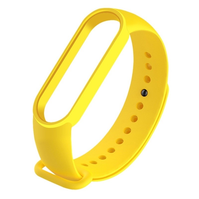 Λουράκι Xiaomi Mi Band 6 Κίτρινο Solid Color Silicone Watch Band Yellow