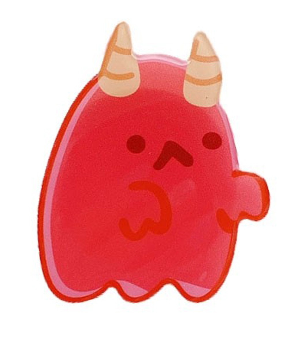 Phone Holder Με Σχέδιο Cartoon Shape Airbag Epoxy Lazy Telescopic Phone Hold Red Ghost
