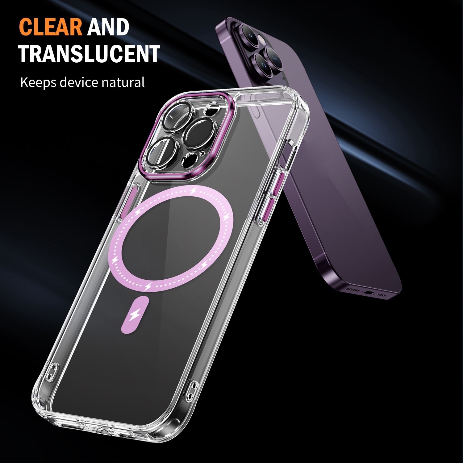 iPhone 15 Plus Θήκη Σιλικόνης Ροζ Airbag Shockproof MagSafe Phone Case Pink