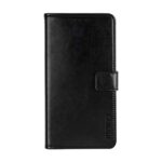 Xiaomi Poco F5 5G Θήκη Βιβλίο Μαύρο idewei Crazy Horse Texture Phone Case with Holder Black