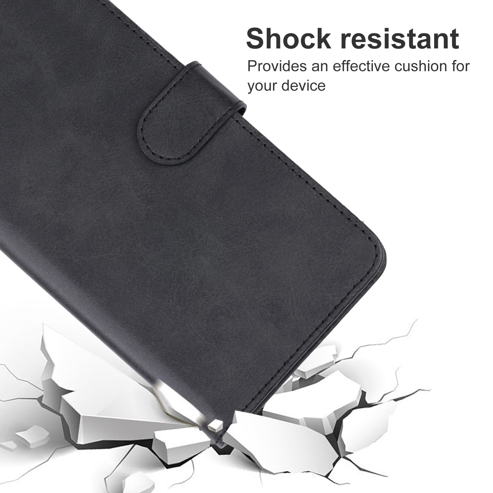 iPhone 15 Plus Θήκη Βιβλίο Μαύρο Phone Case Black