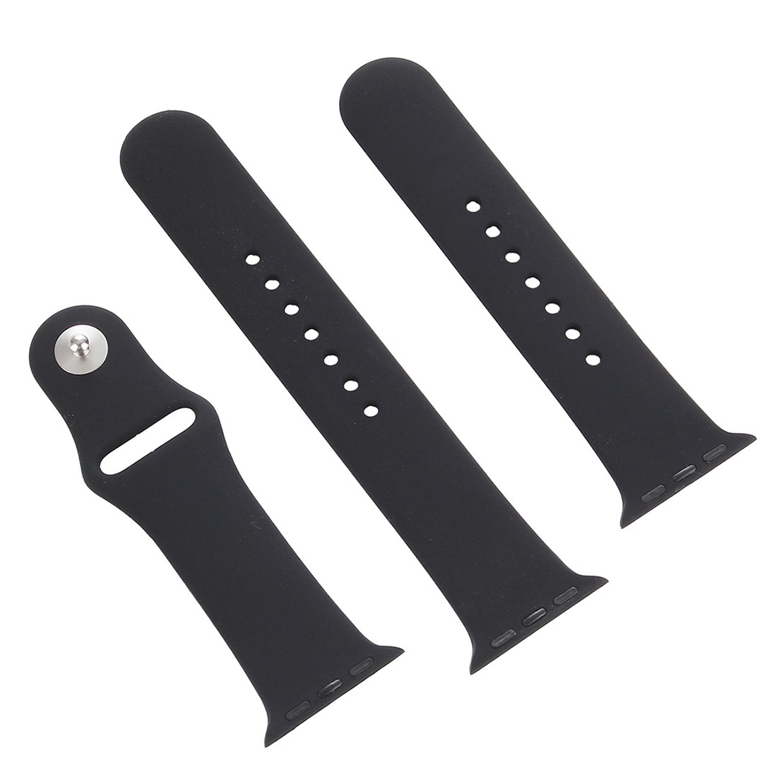 Λουράκι Apple Watch 41/ 40/ 38mm - Series 9/8/7 - SE/6/5/4/3/2/1 Rubber Sport Black