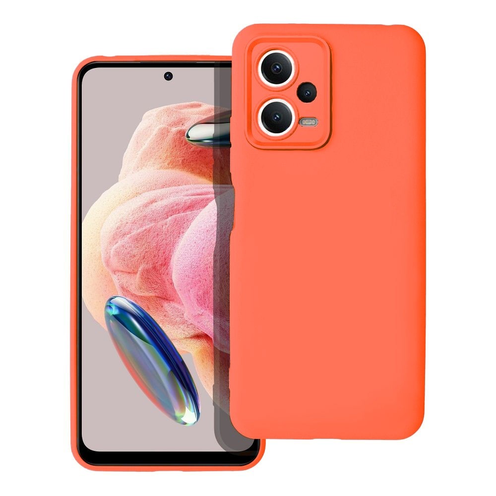 Xiaomi Redmi Note 12 5G Θήκη Σιλικόνης Πορτοκαλί Soft Touch Silicone Rubber Soft Orange