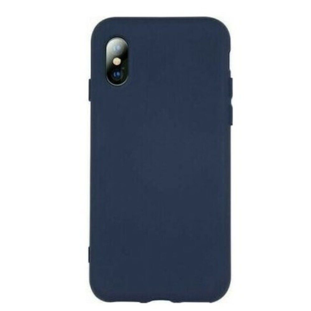 Forcell iPhone XS Max Matt Θήκη Σιλικόνης - Blue