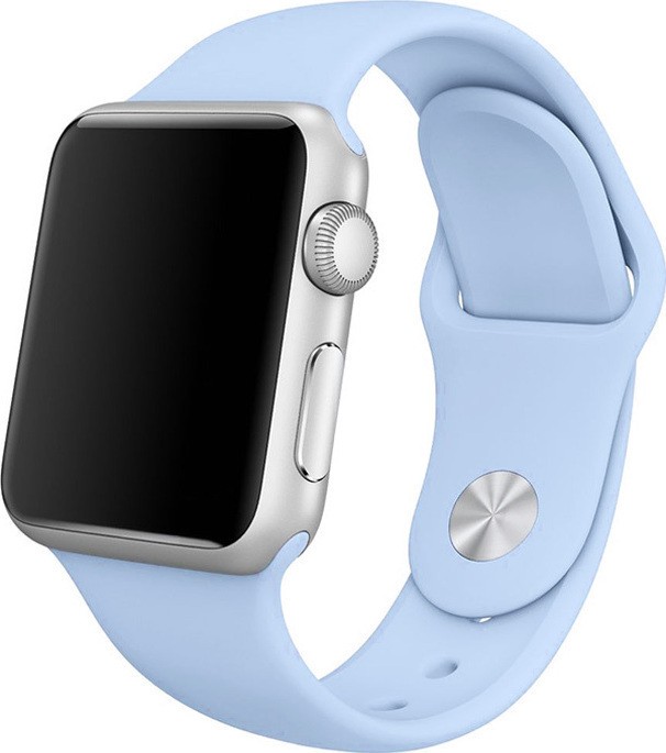 Λουράκι Apple Watch Ultra/Ultra2 - 49/ 45/ 44/ 42mm - Series 9/8/7 - SE/6/5/4/3/2/1 Rubber Sport Chrysanthemum Blue