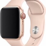 Λουράκι Apple Watch Ultra/Ultra2 - 49/ 45/ 44/ 42mm - Series 9/8/7 - SE/6/5/4/3/2/1 Rubber Sport Sand Pink