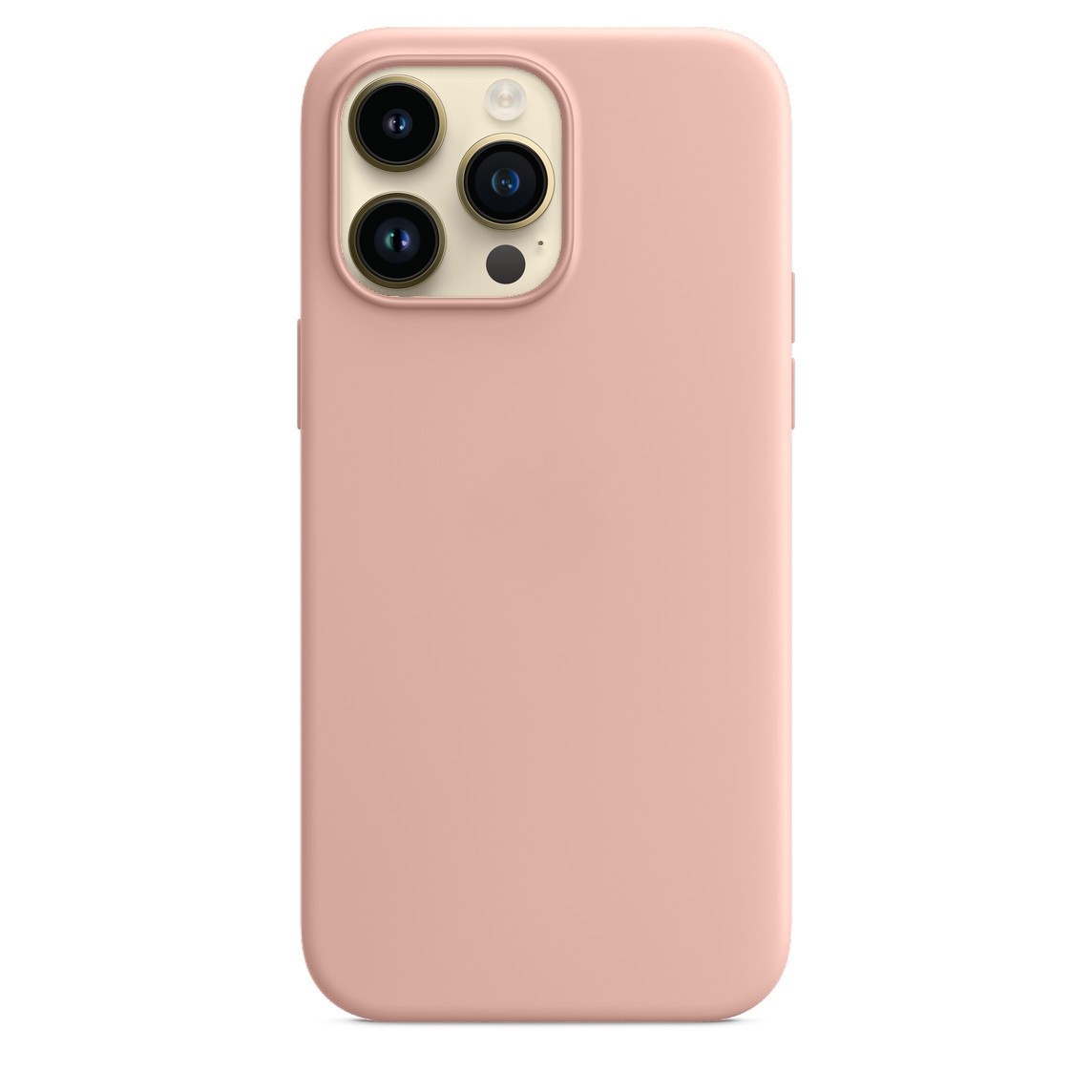 iPhone 14 Pro Max Θήκη Σιλικόνης Καφέ Soft Touch Silicone Rubber Soft Case Brown