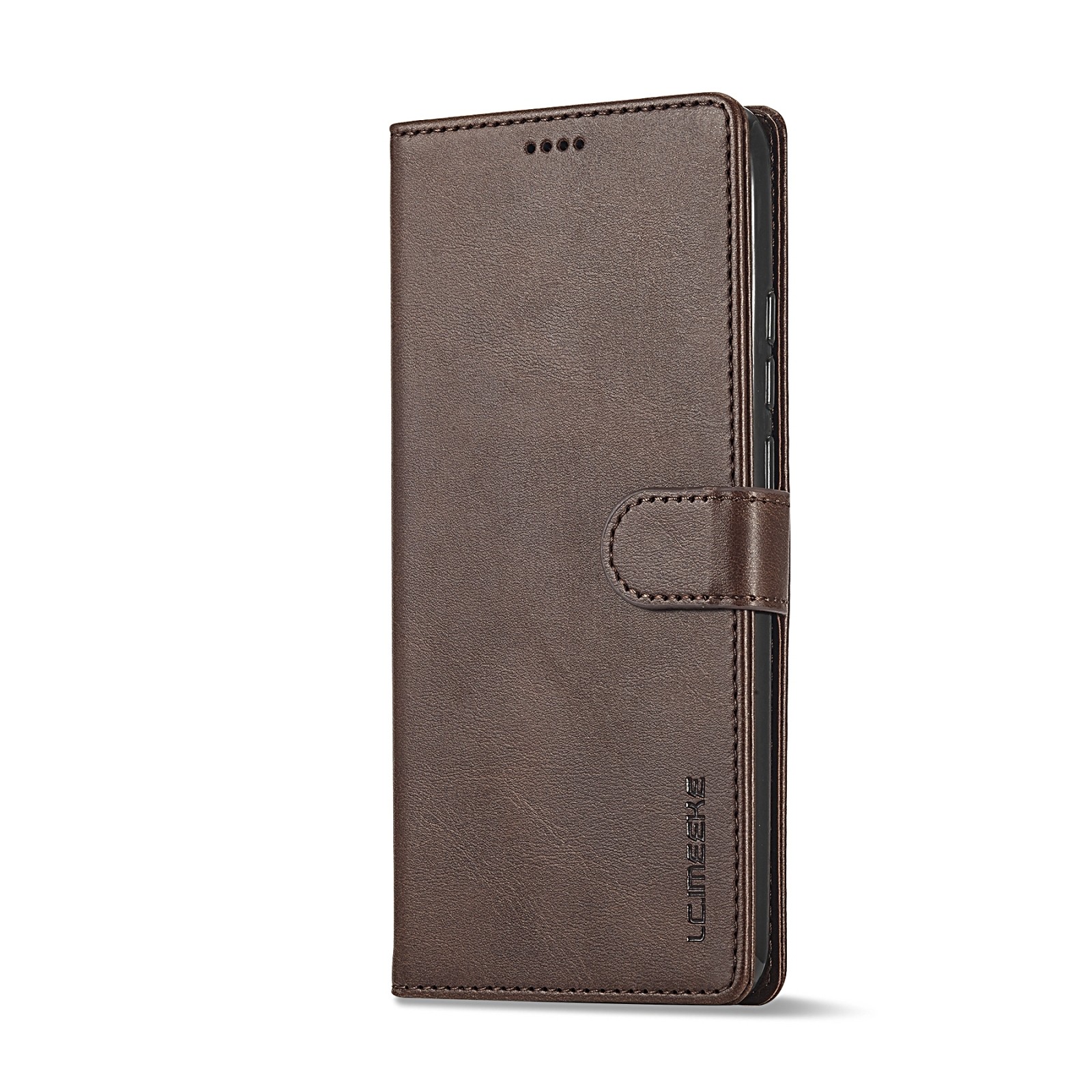 Xiaomi Poco C65 / Xiaomi Redmi 13C Θήκη Βιβλίο Καφέ LC.IMEEKE Calf Texture Phone Case Coffee