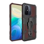 Xiaomi Redmi 12C Θήκη Καφέ Armor Warrior Shockproof PC + TPU Phone Case Brown