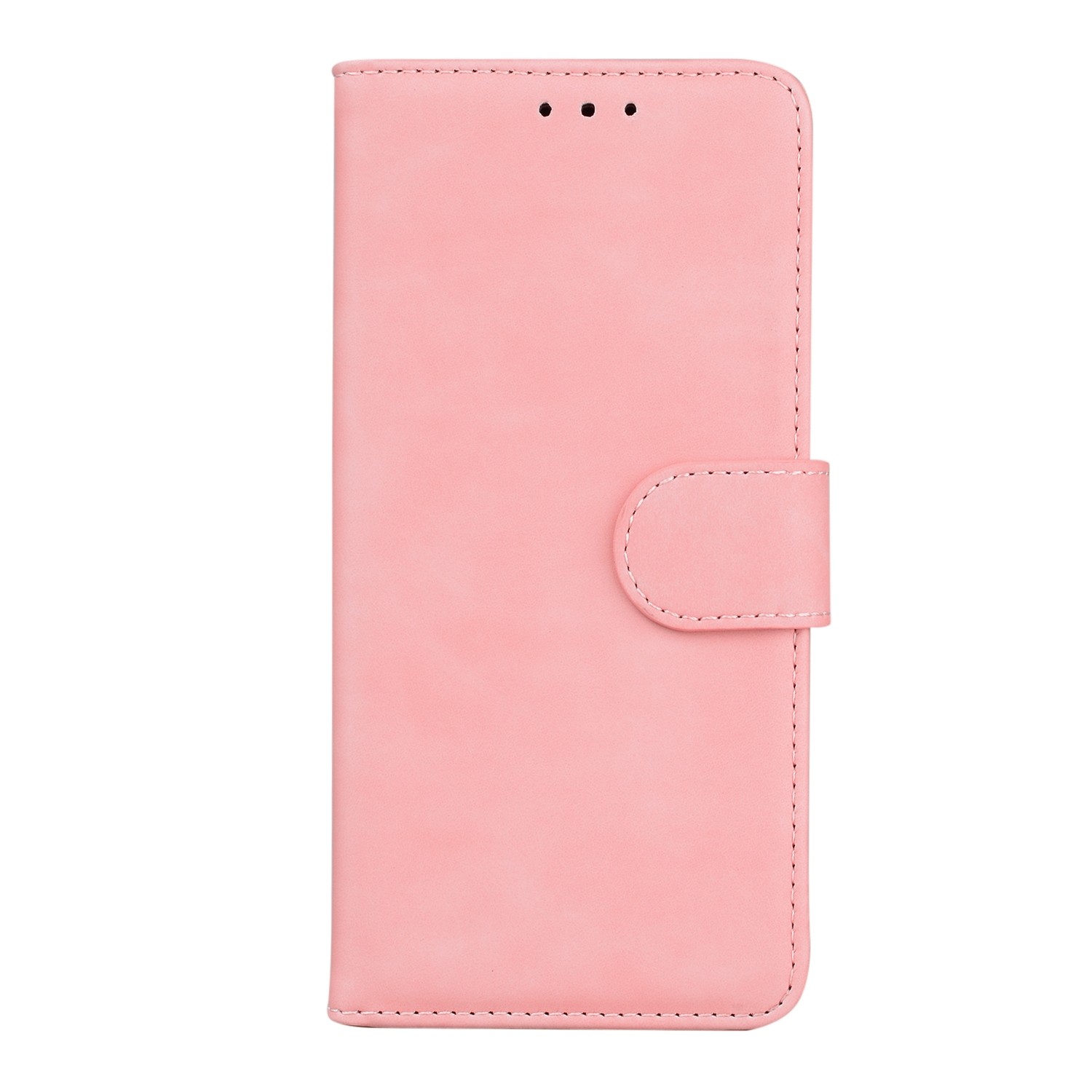 Xiaomi Redmi 12C Θήκη Βιβλίο Ροζ Skin Feel Pure Color Flip Phone Case Pink