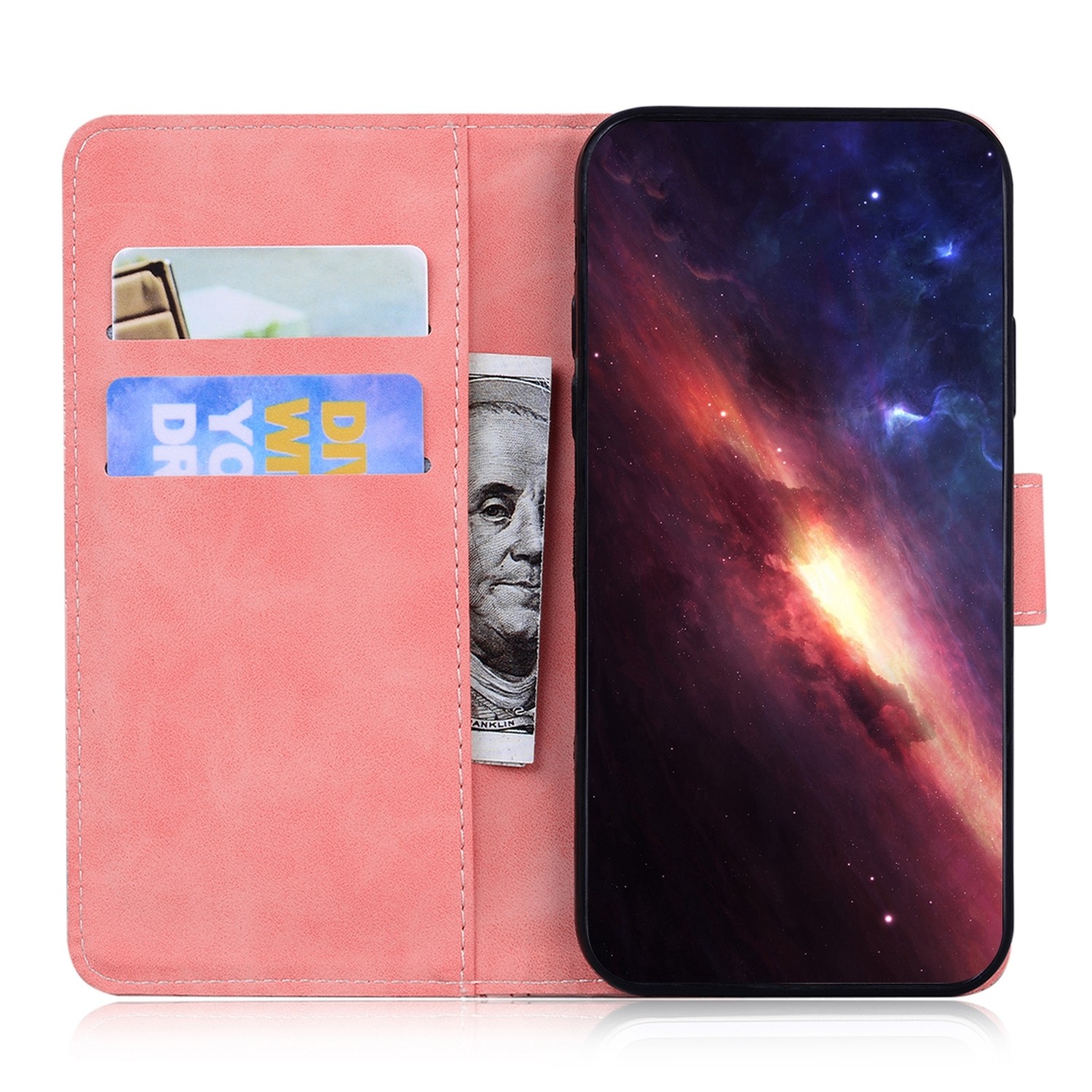 Xiaomi Redmi 12C Θήκη Βιβλίο Ροζ Skin Feel Pure Color Flip Phone Case Pink