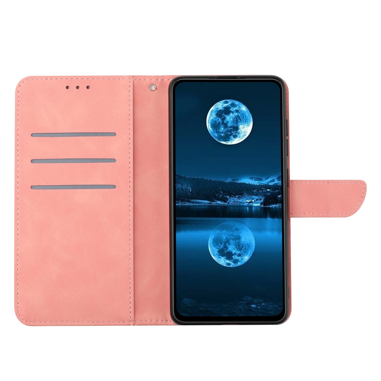Xiaomi 13 Lite 5G Θήκη Βιβλίο Ροζ Stitching Embossed Phone Case Pink