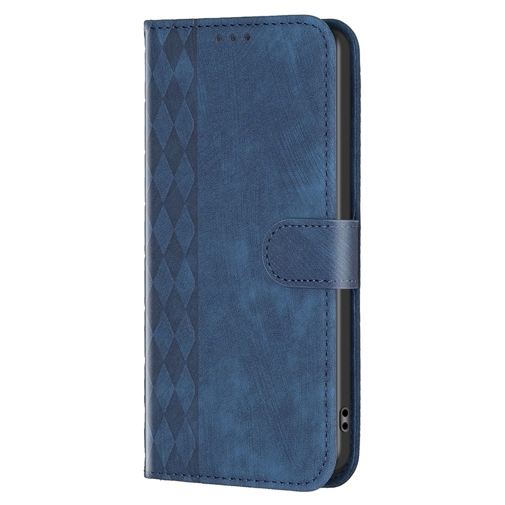 Xiaomi 13 Lite 5G Θήκη Βιβλίο Μπλε Plaid Embossed Phone Case Blue