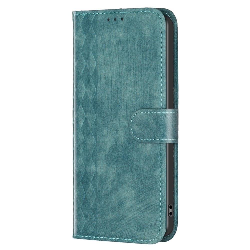 Xiaomi 13 Lite 5G Θήκη Βιβλίο Πράσινο Plaid Embossed Phone Case Green