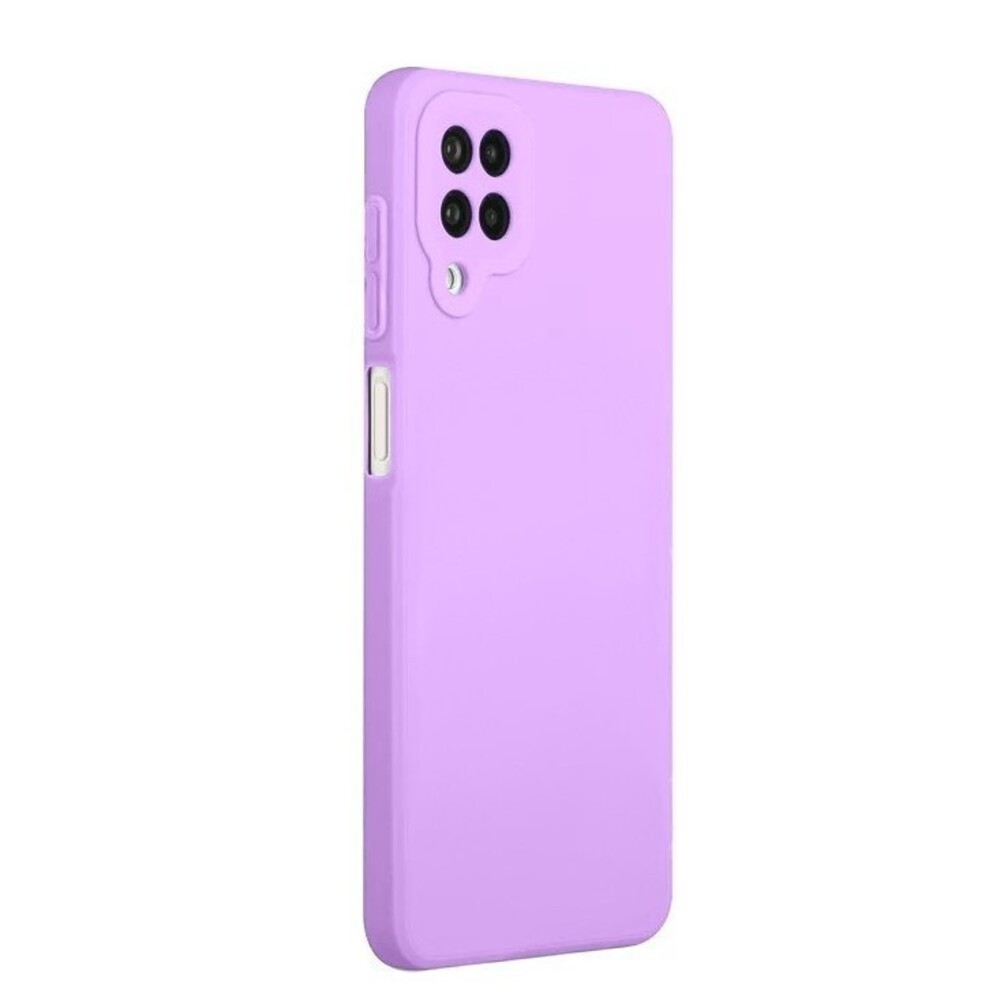 Forcell Samsung Galaxy A42 Soft Touch Θήκη Σιλικόνης - Purple