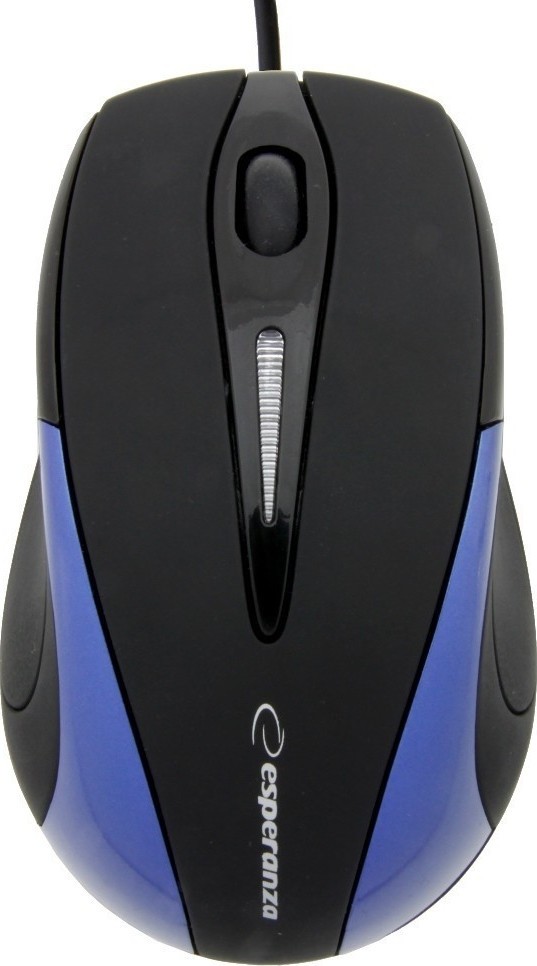 Esperanza Ενσύρματο Ποντίκι 3D Optical Mouse Sirius EM102B Black - Blue (5905784767048)