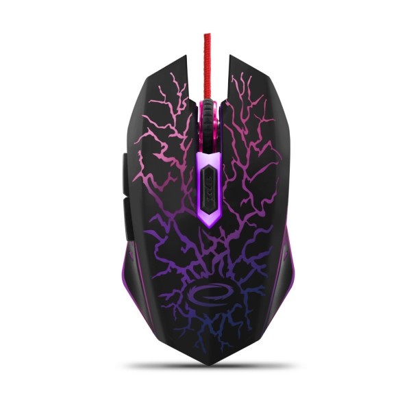 Esperanza Ενσύρματο Οπτικό Ποντίκι 6D Gaming USB MX211 Lightning EGM403G Black (5901299925560)