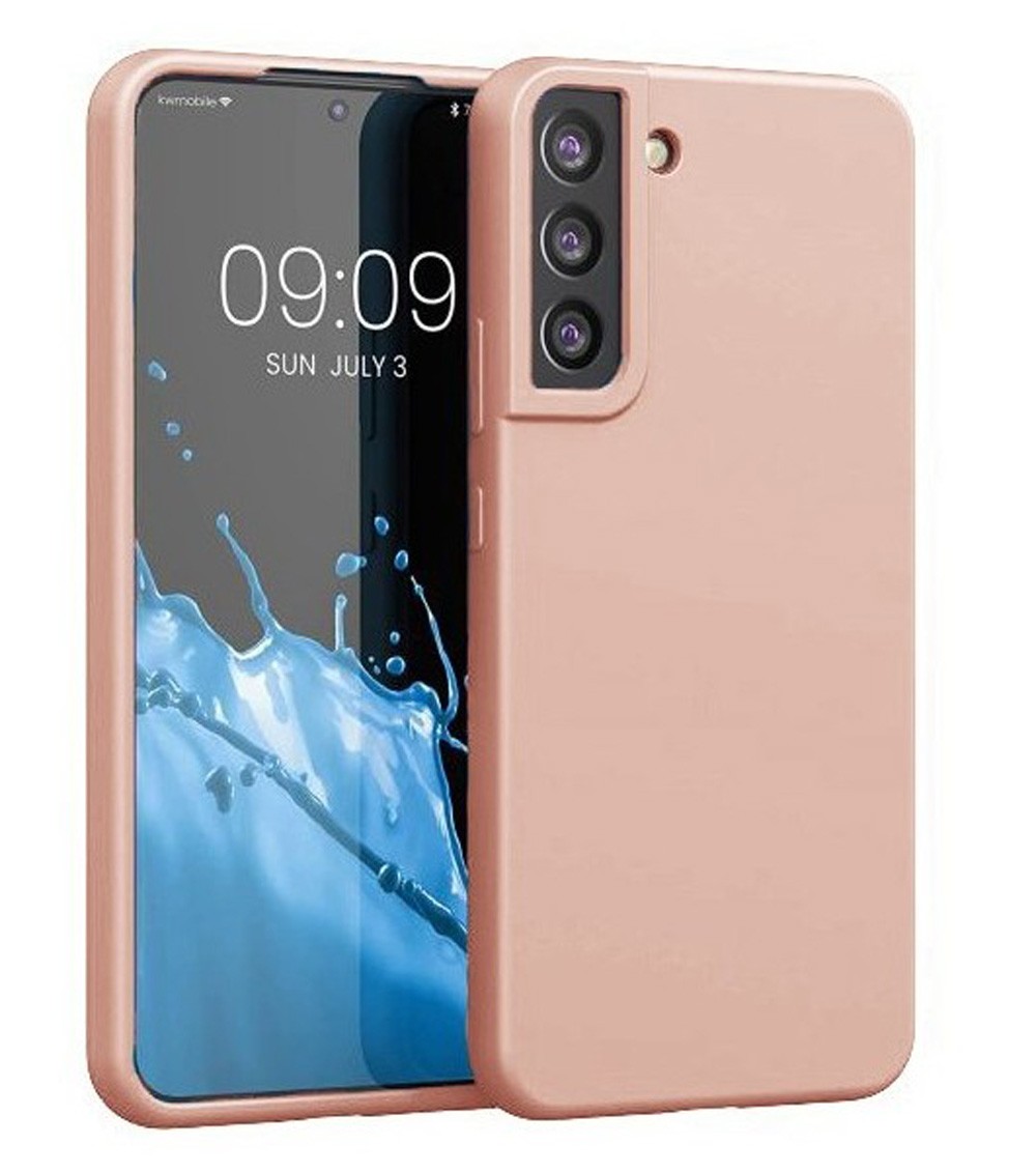 Forcell Samsung Galaxy S22 Plus 5G Soft Touch Θήκη Σιλικόνης - Brown