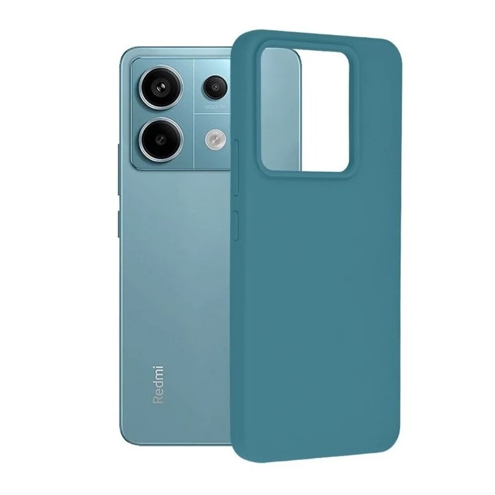 Forcell Xiaomi Redmi Note 13 Pro 5G / Poco X6 5G Soft Touch Θήκη Σιλικόνης - Petrol