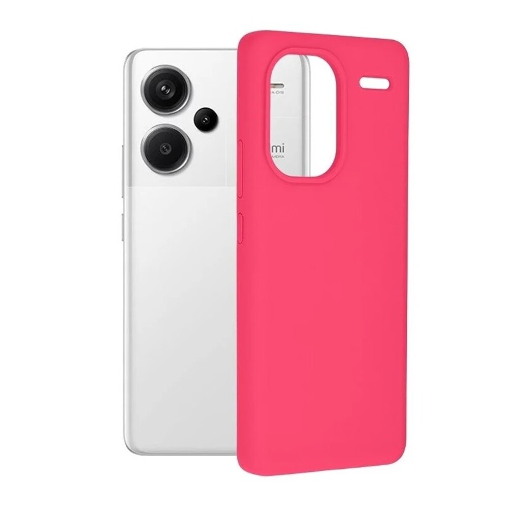 Forcell Xiaomi Redmi Note 13 Pro Plus 5G Soft Touch Θήκη Σιλικόνης - Fuchsia