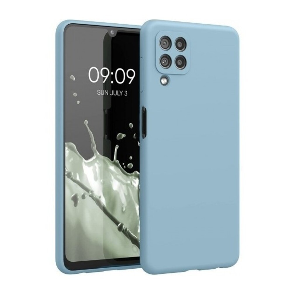 Forcell Samsung Galaxy A22 4G / M32 4G Soft Touch Θήκη Σιλικόνης - Light Blue