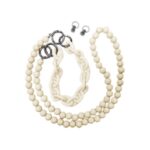 Λουράκι Λαιμού Universal Θήκης Smartphone Neck Strap Multi-Purpose Braided Chain Beige