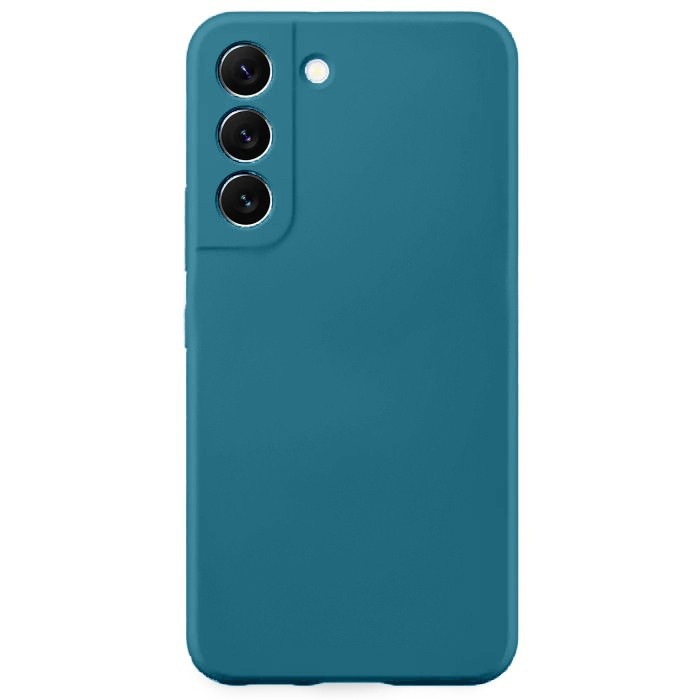 Samsung Galaxy S22 5G Θήκη Σιλικόνης Πετρόλ Soft Touch Silicone Rubber Soft Case Petrol