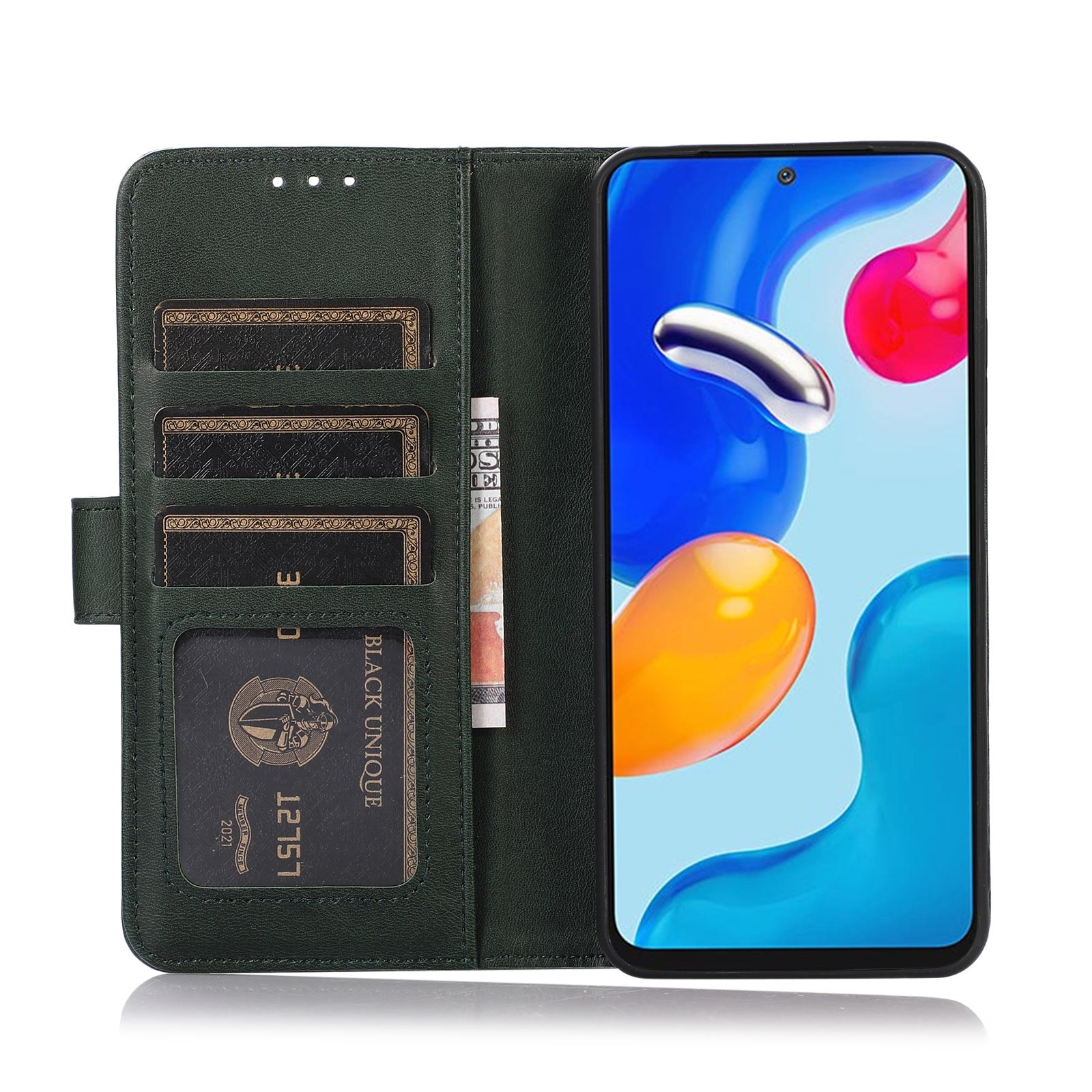 Xiaomi Redmi Note 13 Pro 5G / Poco X6 5G Θήκη Βιβλίο Πράσινο Cow Texture Phone Case Green