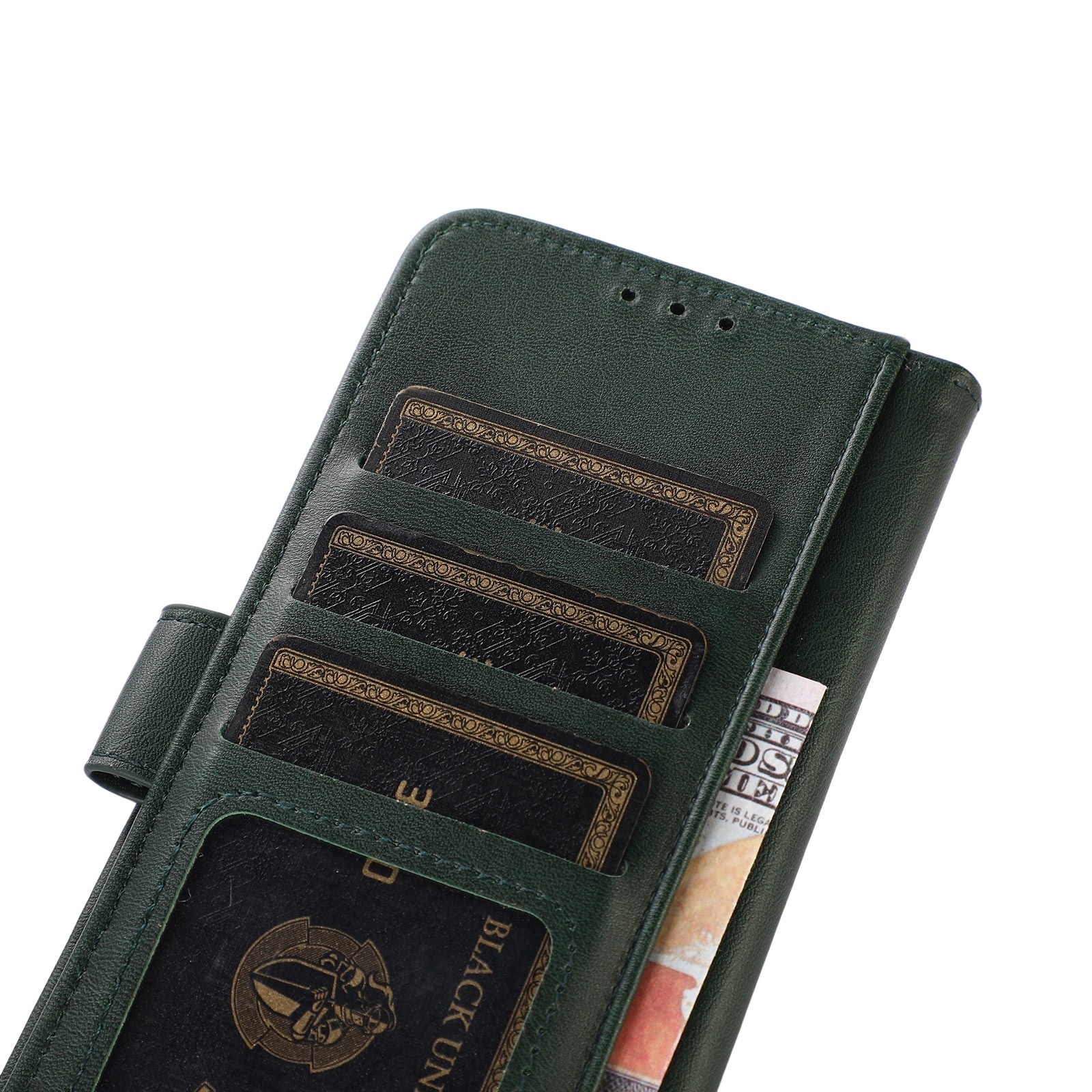 Xiaomi Redmi Note 13 Pro 5G / Poco X6 5G Θήκη Βιβλίο Πράσινο Cow Texture Phone Case Green