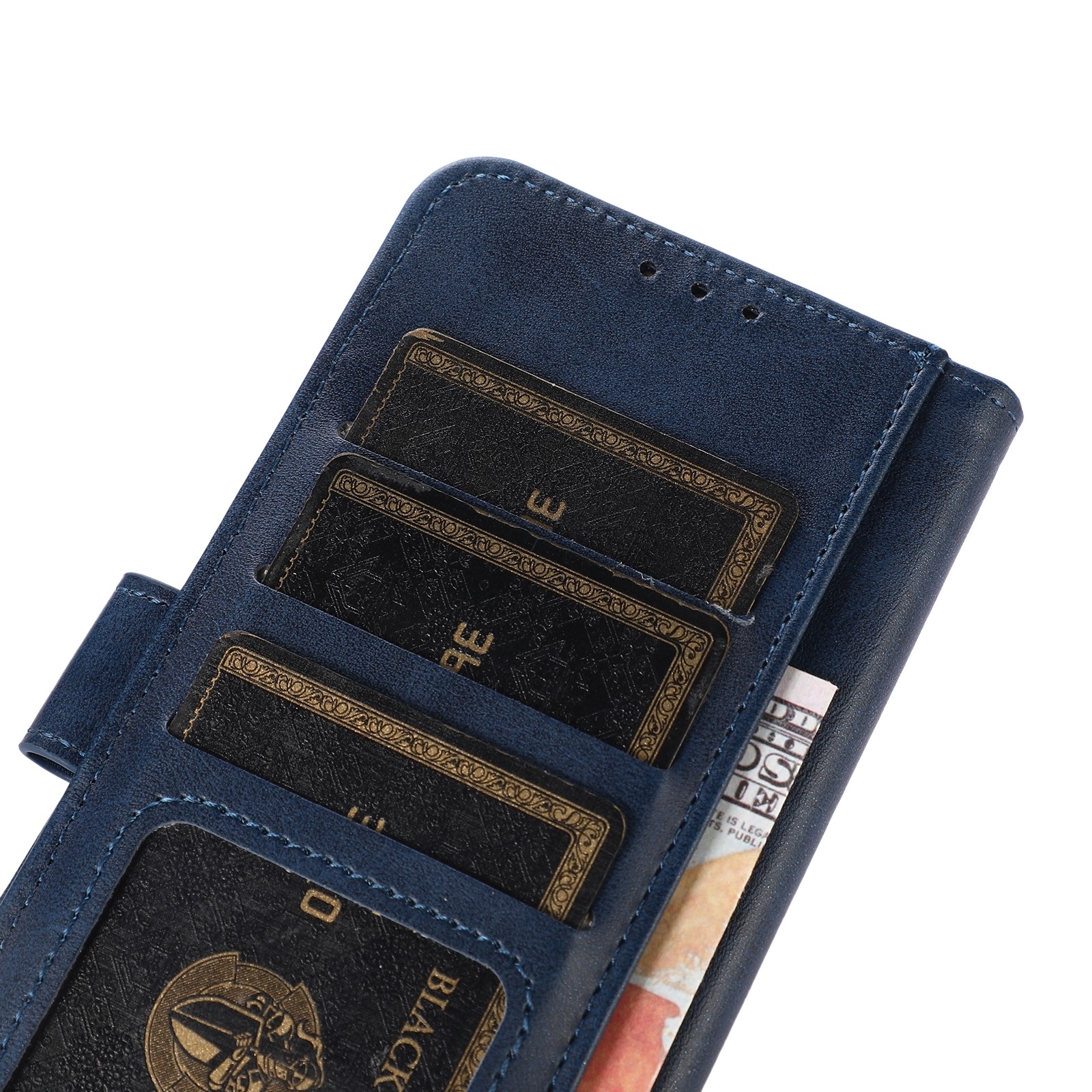 Xiaomi Redmi Note 13 Pro 5G / Poco X6 5G Θήκη Βιβλίο Μπλε Cow Texture Phone Case Blue