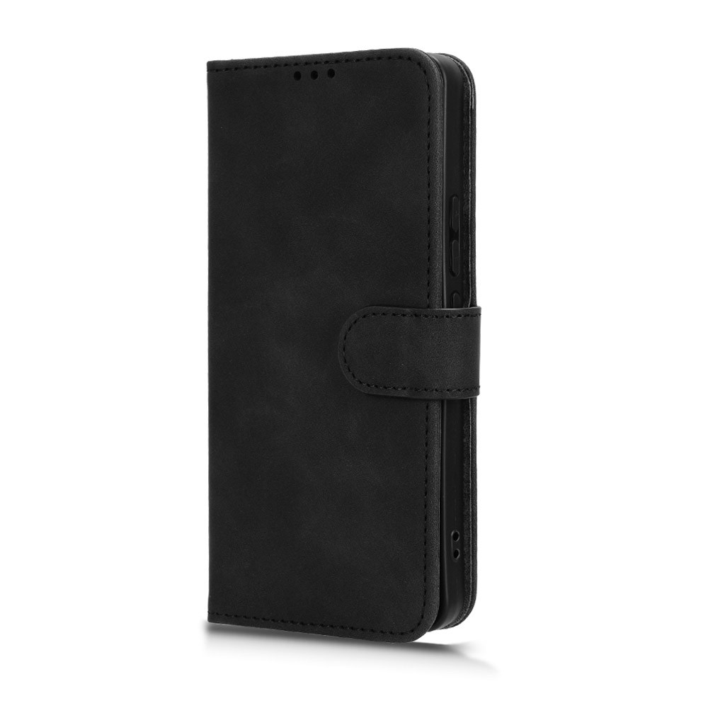 Xiaomi Redmi Note 13 Pro 5G / Poco X6 5G Θήκη Βιβλίο Μαύρο Skin Feel Magnetic Flip Phone Case Black