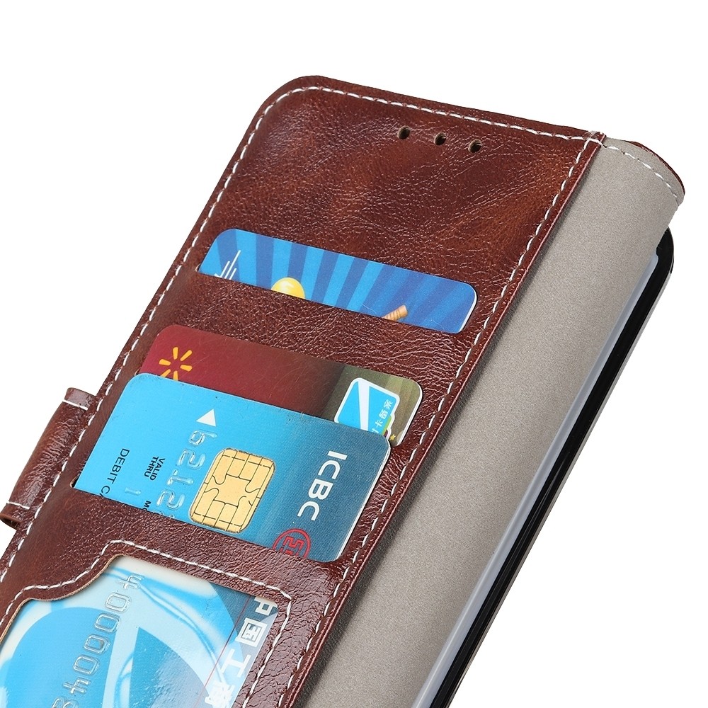 Xiaomi Poco X6 Pro 5G Θήκη Βιβλίο Καφέ Retro Crazy Horse Texture Flip Phone Case Brown