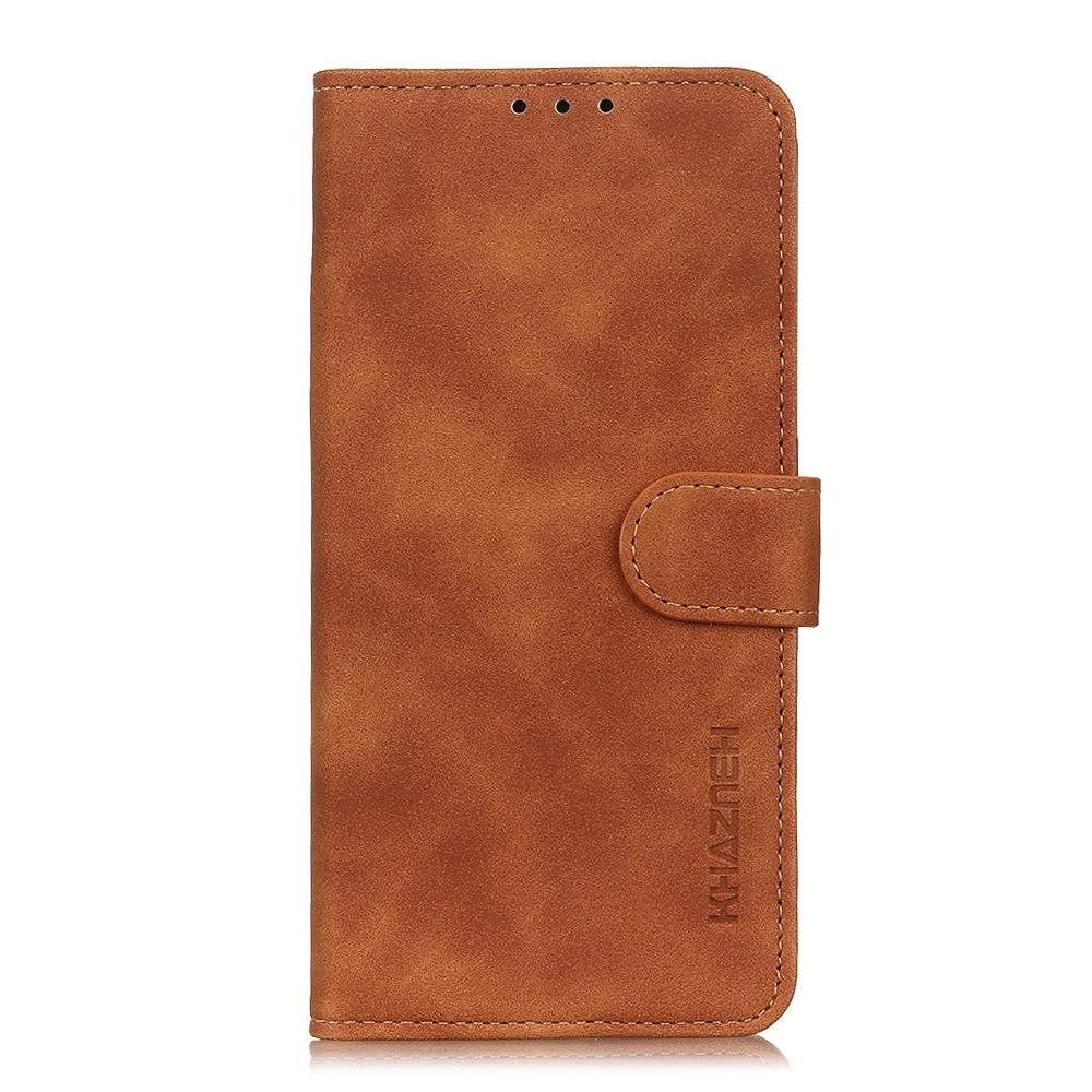 Xiaomi Poco X6 Pro 5G Θήκη Βιβλίο Καφέ KHAZNEH Retro Texture Flip Phone Case Brown