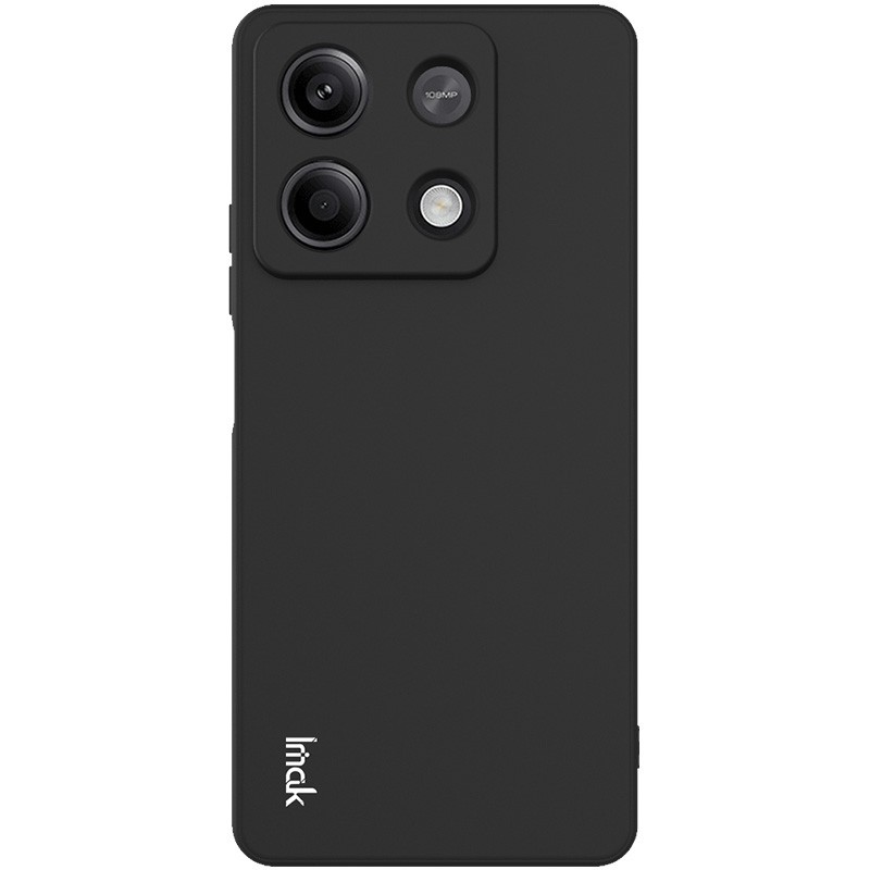 Xiaomi Redmi Note 13 5G Θήκη Σιλικόνης Μαύρη IMAK UC-4 Series Straight Edge TPU Soft Phone Case Black