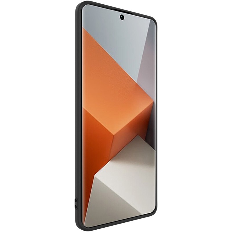 Xiaomi Redmi Note 13 Pro Plus 5G Θήκη Σιλικόνης Μαύρη IMAK UC-4 Series Straight Edge TPU Soft Phone Case Black