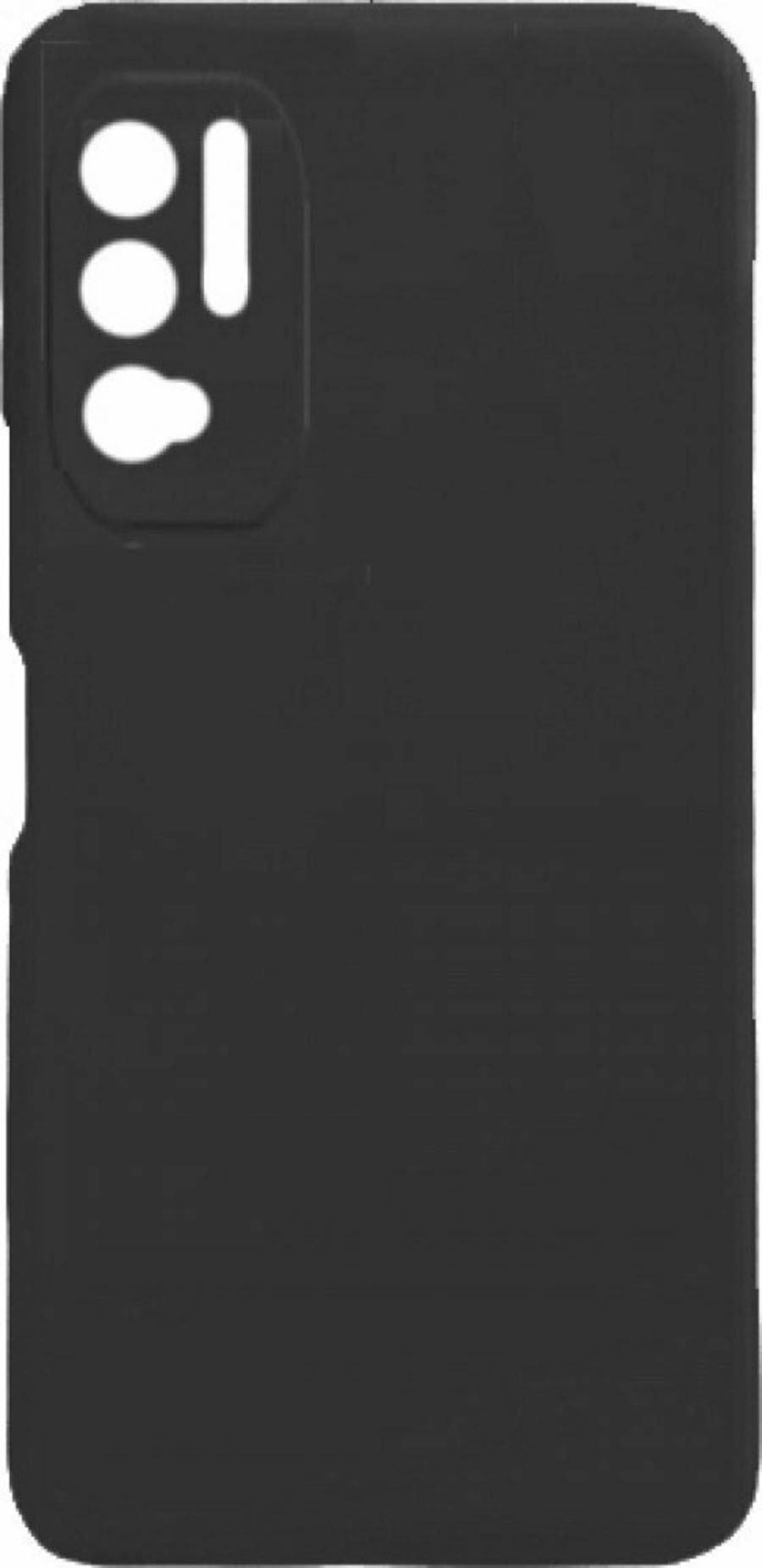 Forcell Xiaomi Redmi Note 10 5G / Poco M3 Pro 5G Matt Θήκη Σιλικόνης - Black