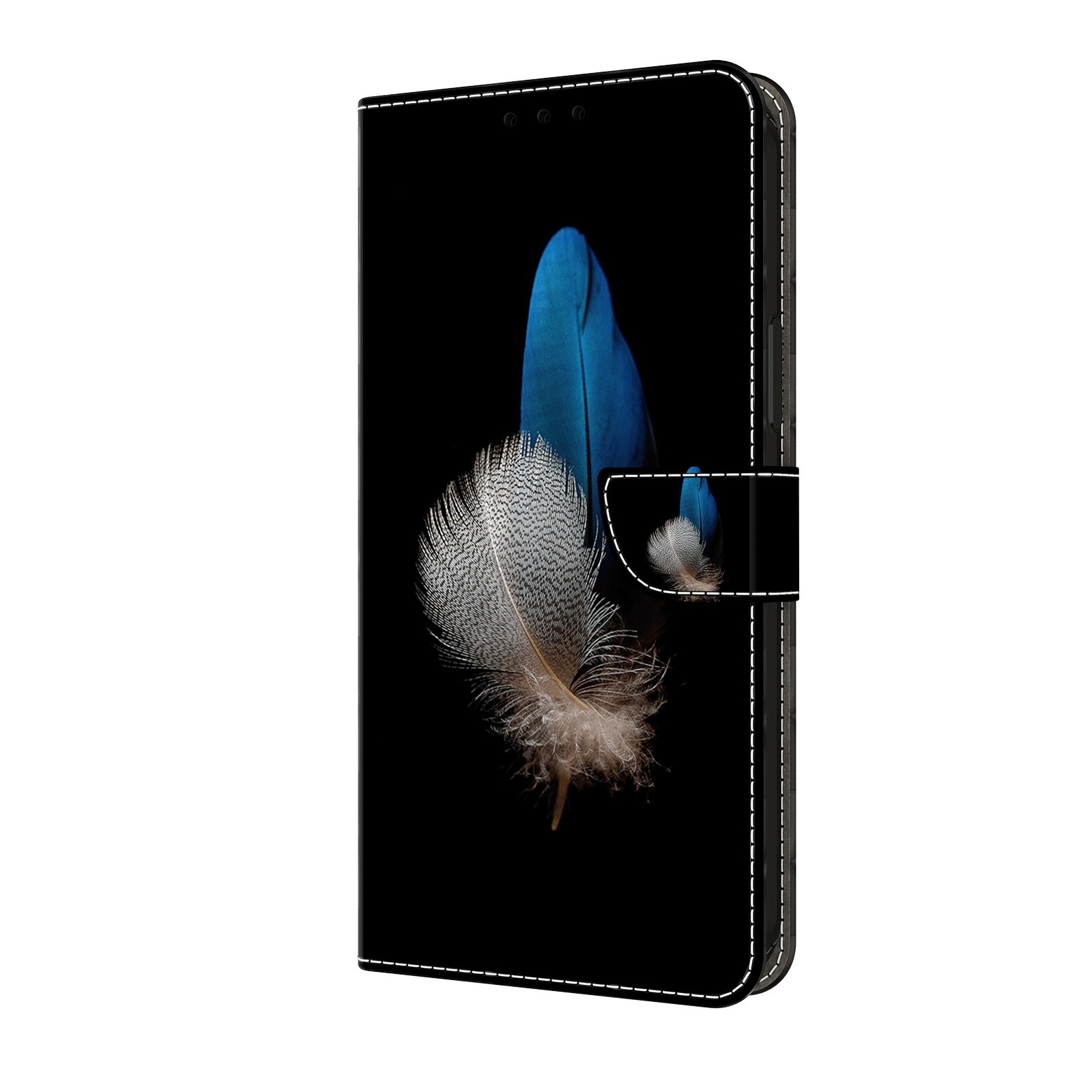 Xiaomi Redmi Note 13 5G Θήκη Βιβλίο Global Crystal 3D Shockproof Protective Phone Case Two Branches