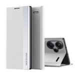 Xiaomi Redmi Note 13 Pro Plus 5G Θήκη Βιβλίο Ασημί Side Electroplated Adsorption Phone Case Silver