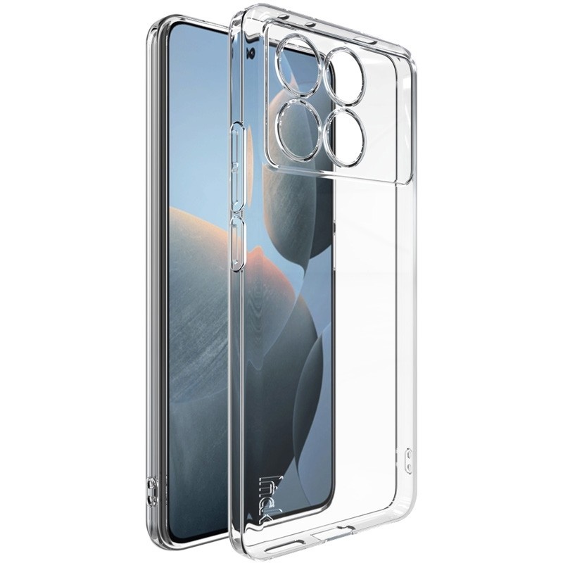 Xiaomi Poco X6 Pro 5G Θήκη Σιλικόνης Διάφανη IMAK UX-5 Series Transparent Shockproof TPU Phone Case