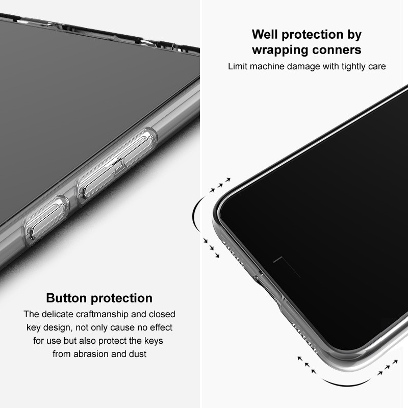 Xiaomi Poco X6 Pro 5G Θήκη Σιλικόνης Διάφανη IMAK UX-5 Series Transparent Shockproof TPU Phone Case