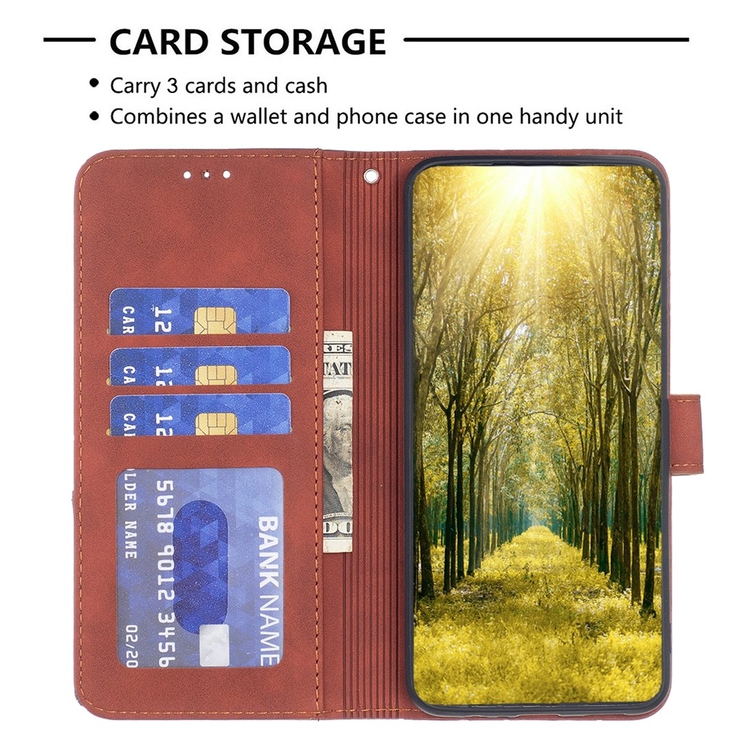 TCL 40 SE Θήκη Βιβλίο Πράσινο Magnetic Buckle Rhombus Texture Phone Case Green