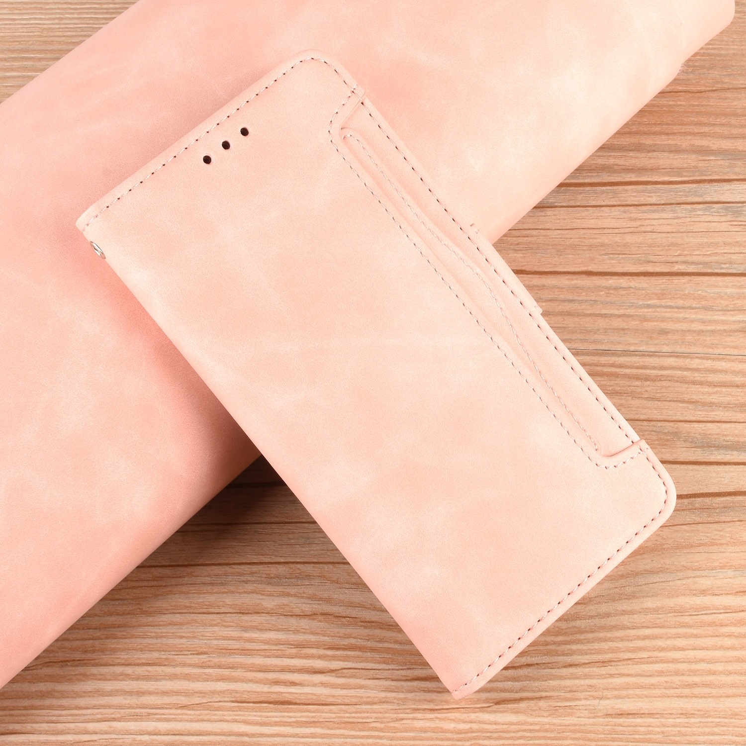TCL 40 NXTpaper 5G Θήκη Βιβλίο Ροζ Skin Feel Calf Texture Card Slots Phone Case Pink